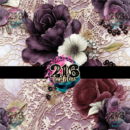 V436 MAUVE LACE - 216 Tumblers