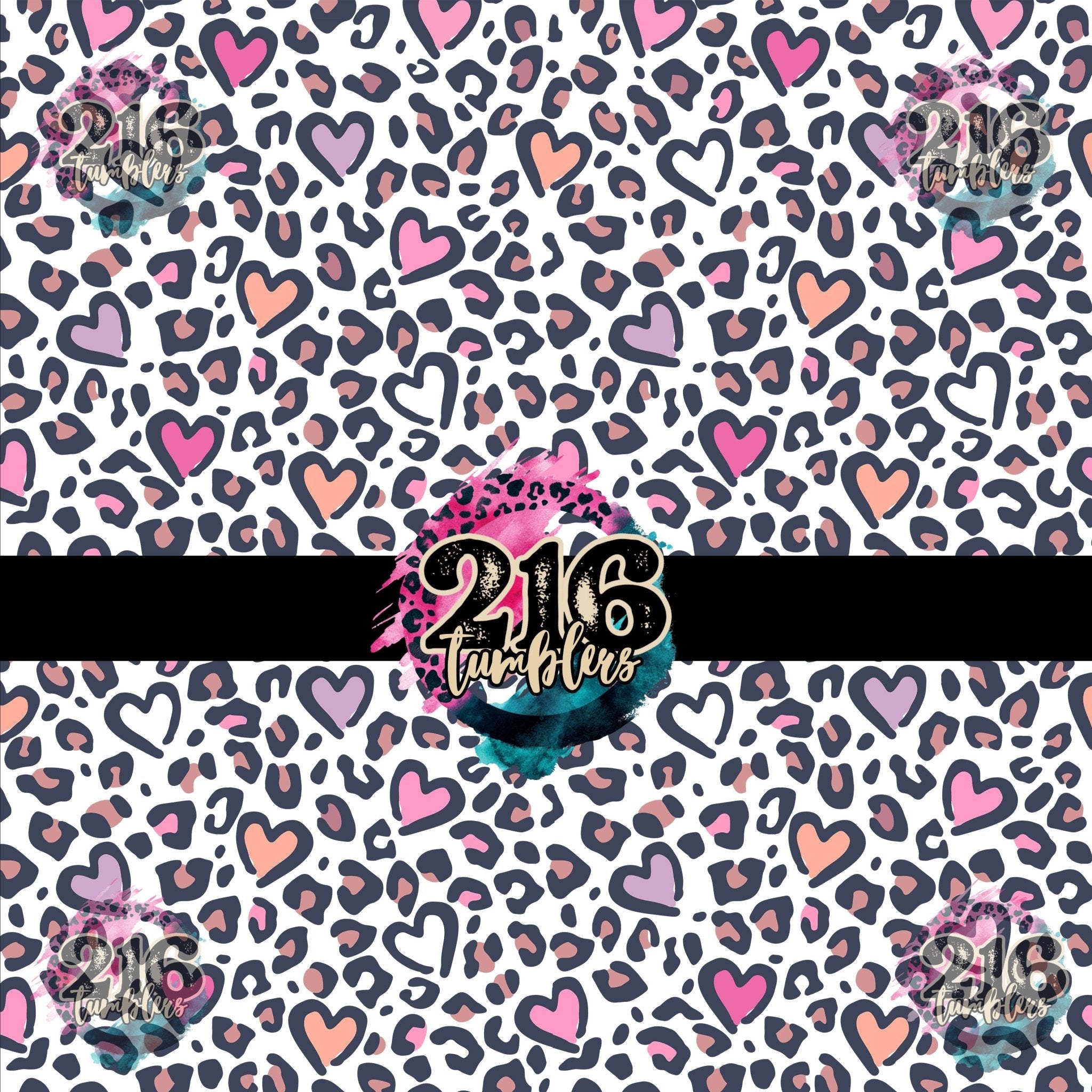 V438 LEOPARD LOVE - 216 Tumblers