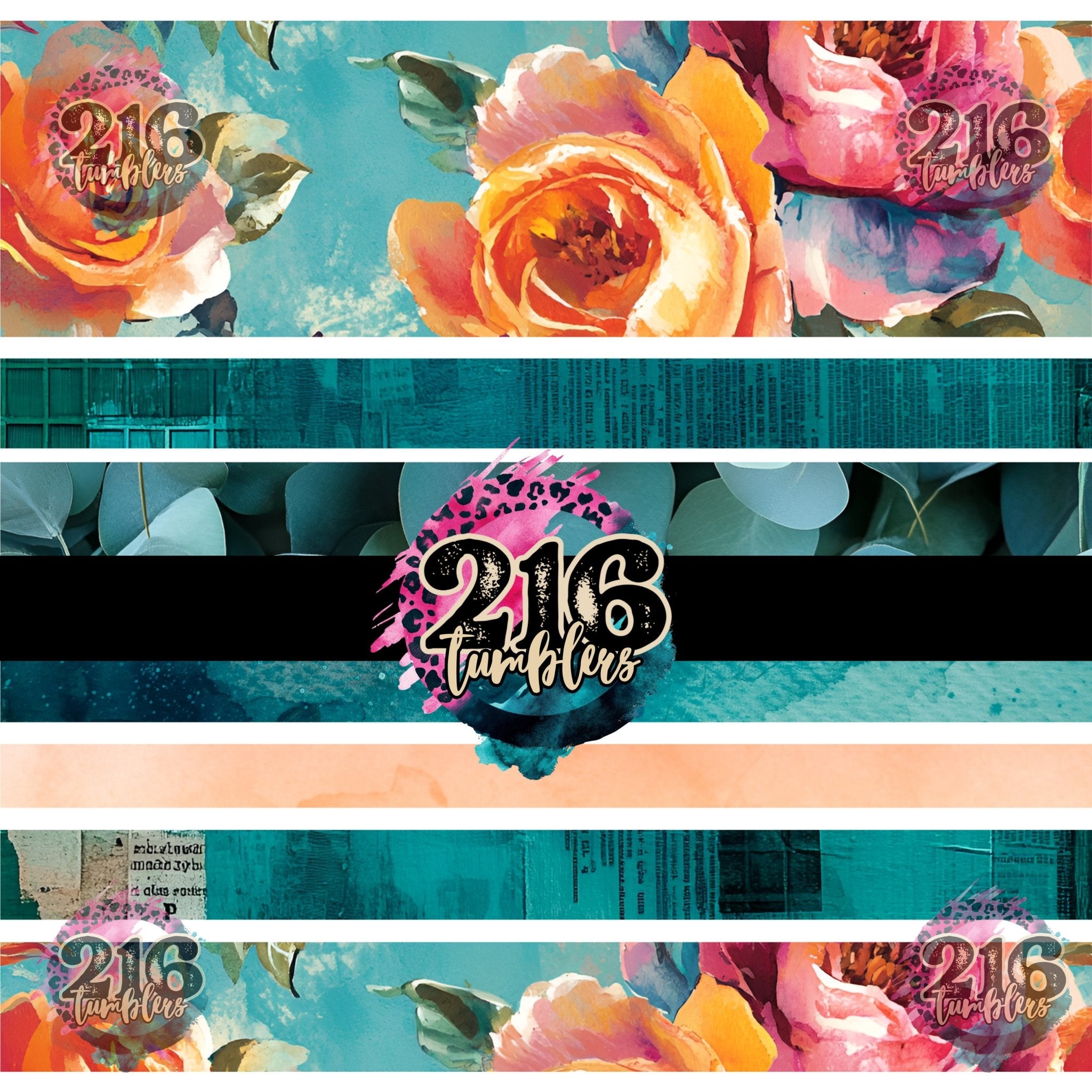 V443 BAND A 12X12 - 216 Tumblers