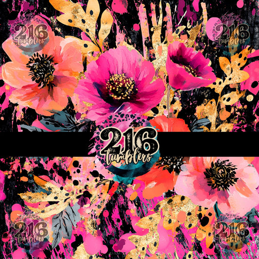 V475 SPRING FLORALS - 216 Tumblers