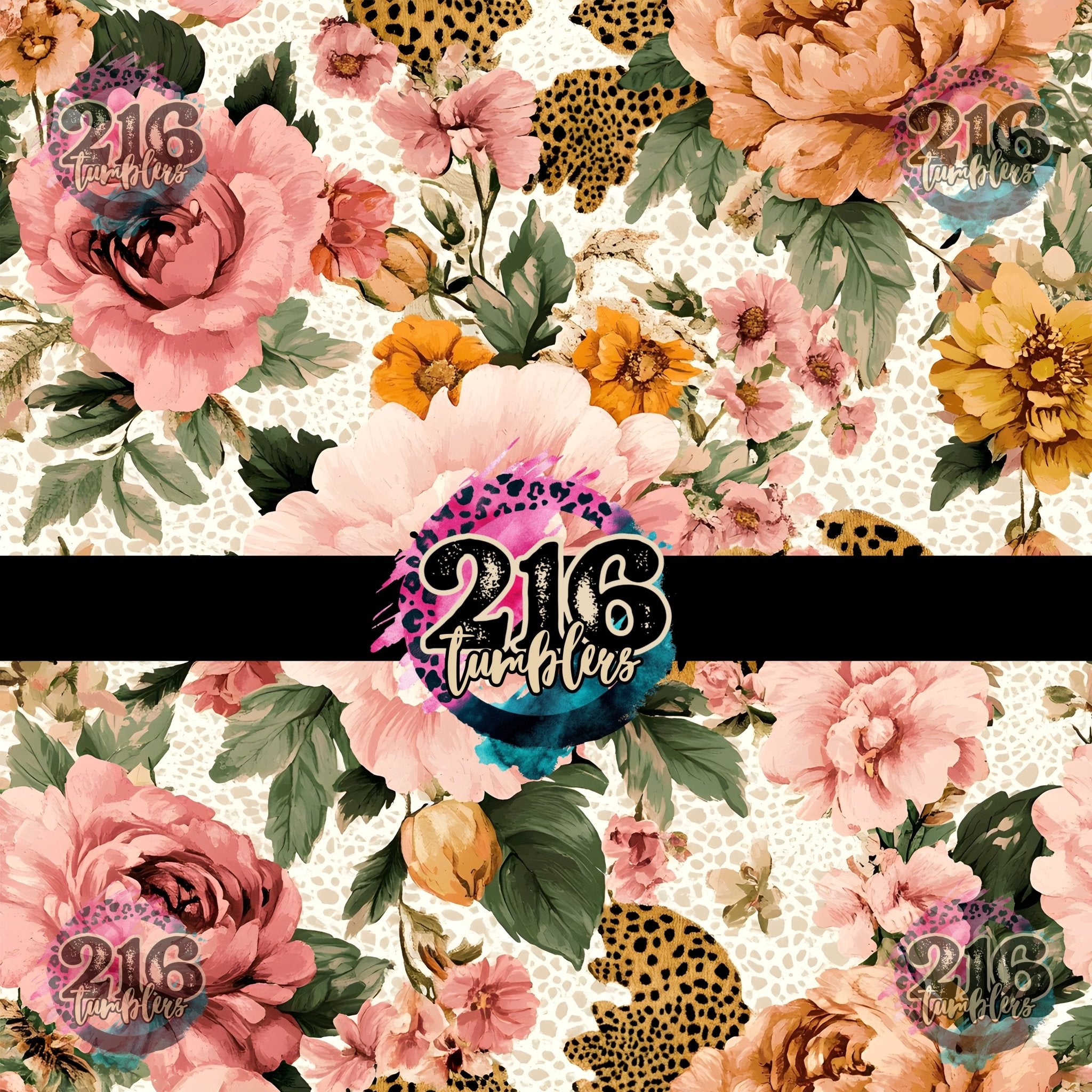 V478 SPRING FLORALS - 216 Tumblers