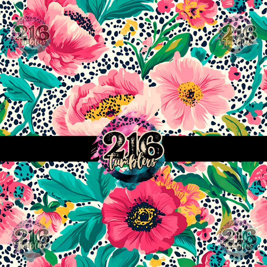 V482 SPRING FLORALS - 216 Tumblers