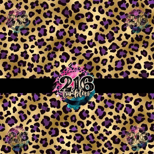 V499 GOLD LEOPARD - 216 Tumblers