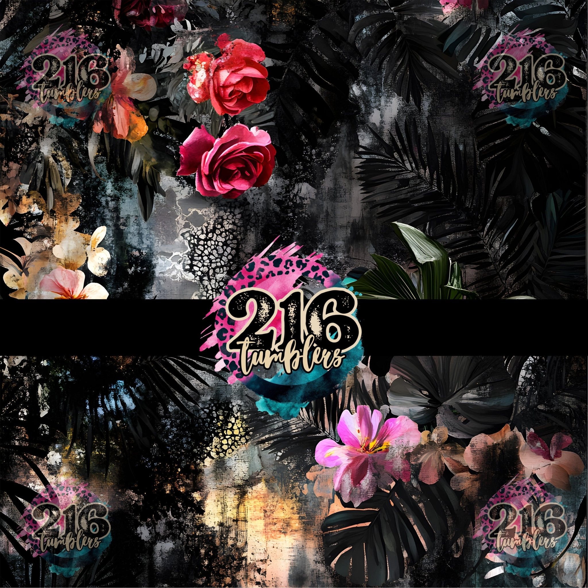 V545 DARK TROPICS - 216 Tumblers