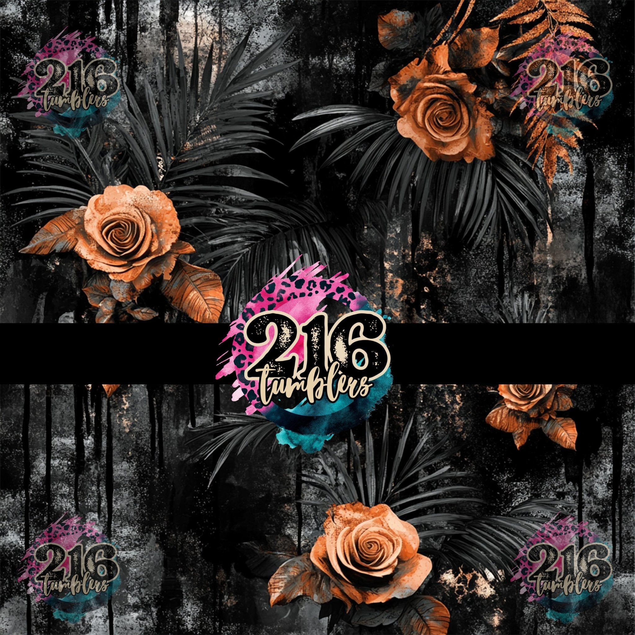V548 DARK TROPICS - 216 Tumblers