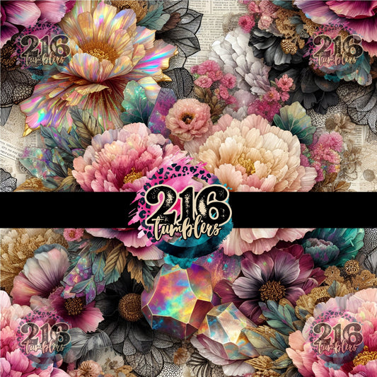 V563 PRISM FLOWERS - 216 Tumblers