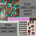 VINYL + UVDTF UNRELEASED BUNDLE WESTERN - 216 Tumblers