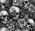 W101 MONO SKULLS - 216 Tumblers