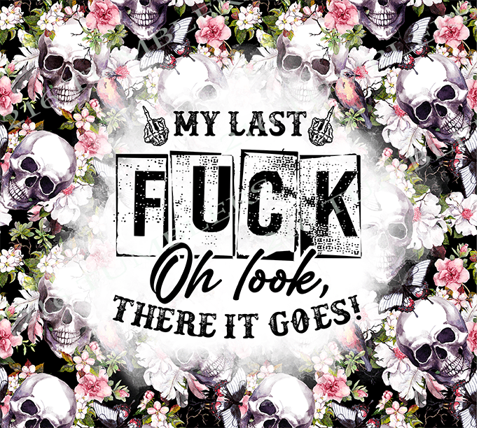 W103 MY LAST F OH LOOK HERE IT GOES - 216 Tumblers