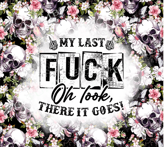 W103 MY LAST F OH LOOK HERE IT GOES - 216 Tumblers