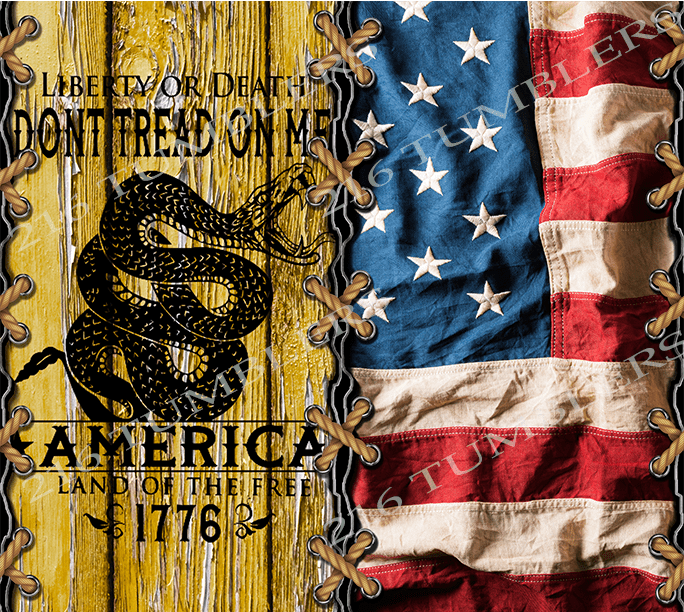 W104 DONT TREAD ON ME - 216 Tumblers
