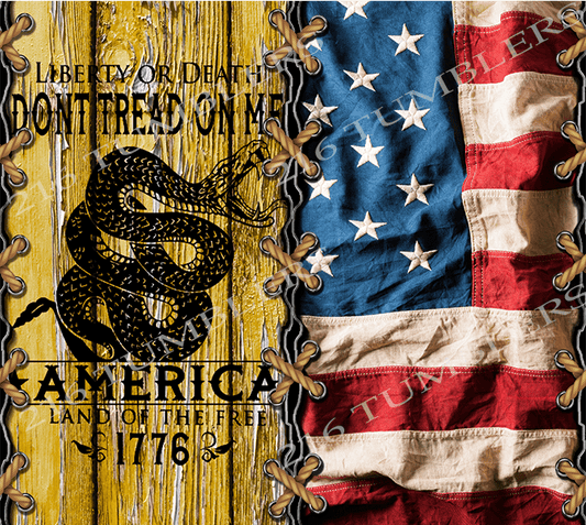 W104 DONT TREAD ON ME - 216 Tumblers