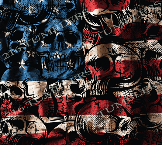 W107 AMERICAN SKULL - 216 Tumblers