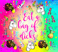W117 EAT A BAG OF D - 216 Tumblers