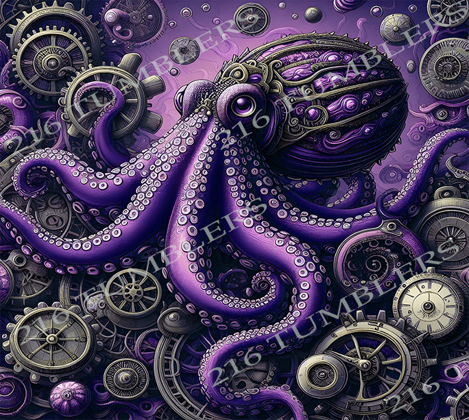 W127 PURPLE OCTO - 216 Tumblers