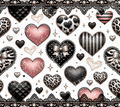 W128 VALENTINE LEOPARD HEARTS - 216 Tumblers