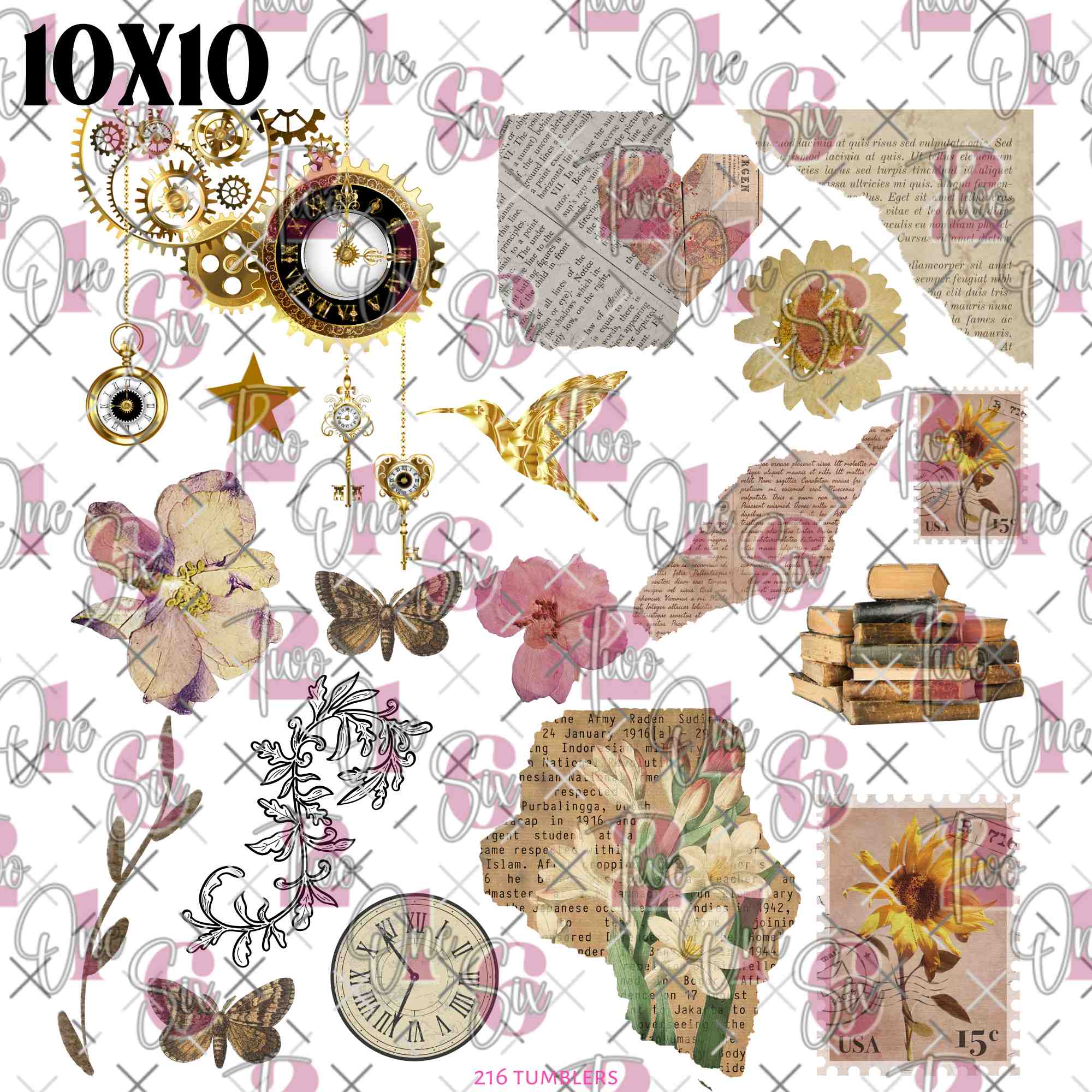 Junkjournal No. １８１ Junkjournal No. 181 Junk Journal Cutouts: Vintage Designs