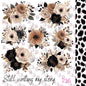 514 CREAM AND BLACK FLORALS