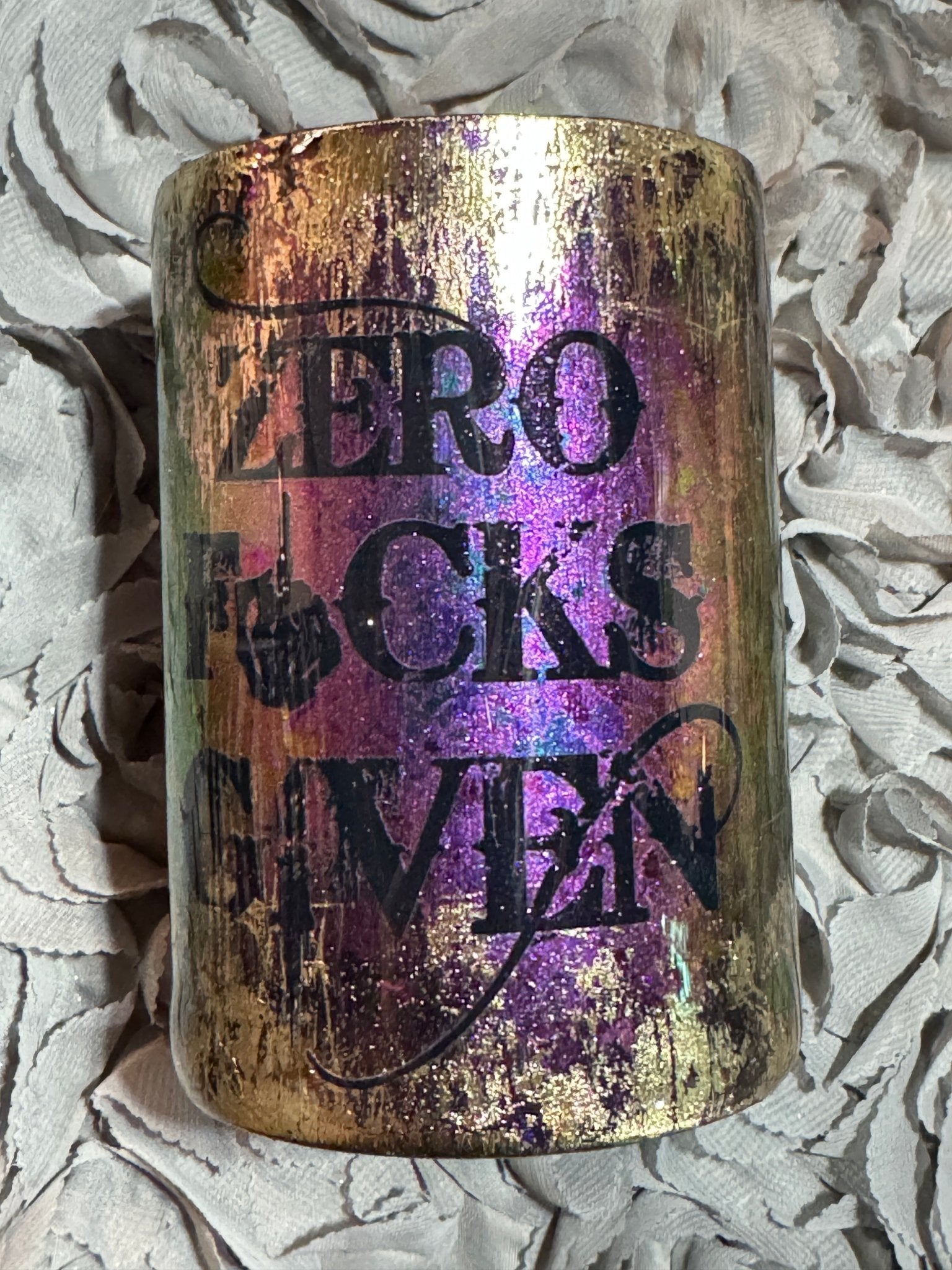 Zero Fucks Given - Grunge Tumbler - 216 Tumblers